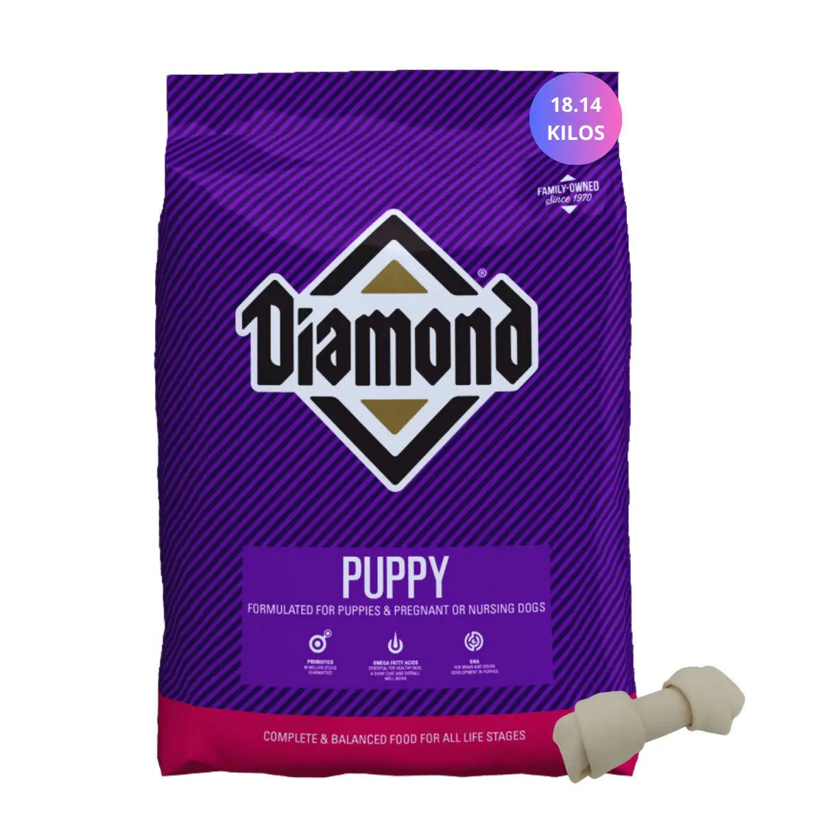 Croquetas para Cachorro Diamond Puppy 18.14 Kg +Regalo DIAMOND