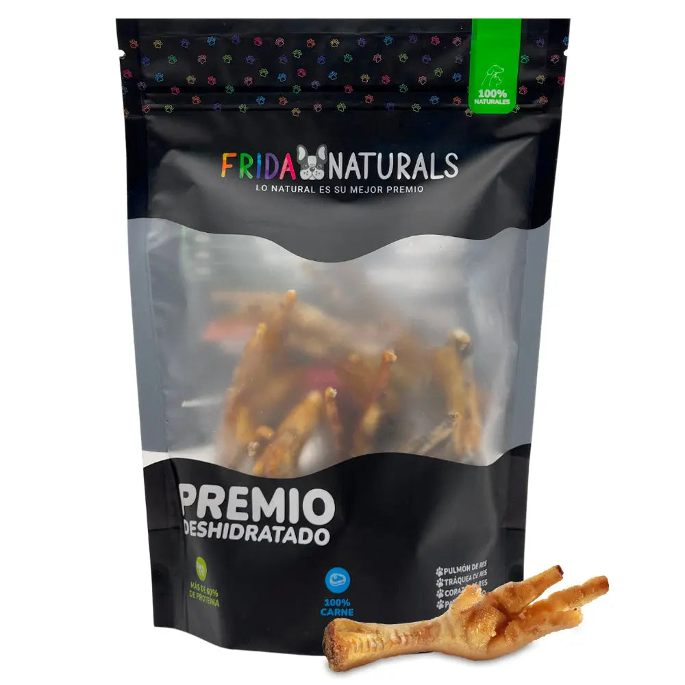 Frida Naturals patas de pollo deshidratadas Premios para Perros Frida Naturals