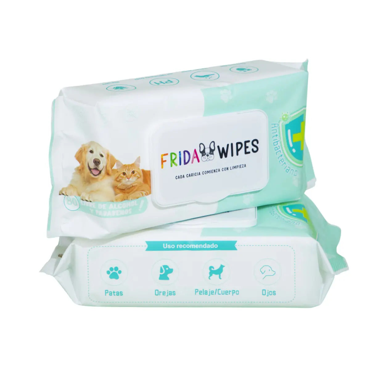 Paquete Toallitas Húmedas Para Mascotas Frida Wipes FridaPets