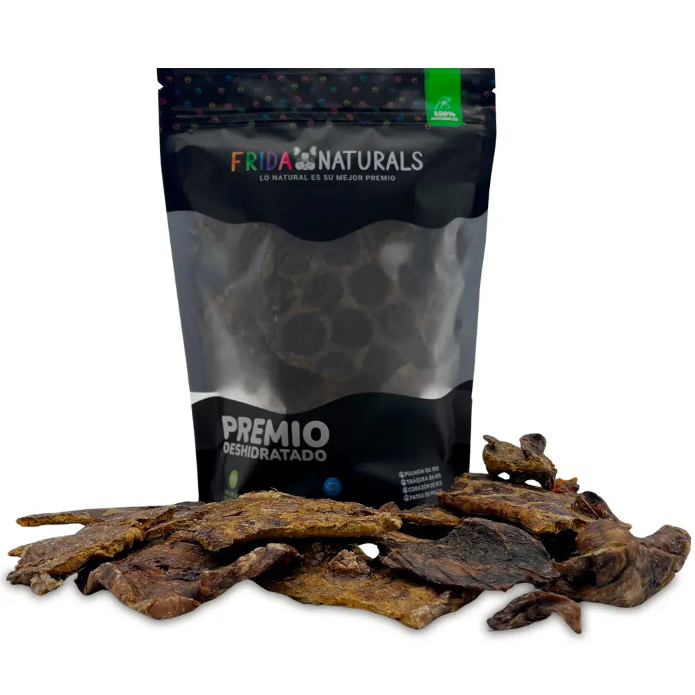 Pulmón de Res Deshidratado Frida Naturals | Snack Natural para Perros Frida Naturals